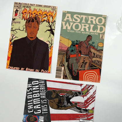 Carte Postale Vintage Rap Star