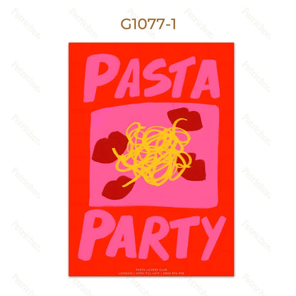 Poster Citations Pasta Party