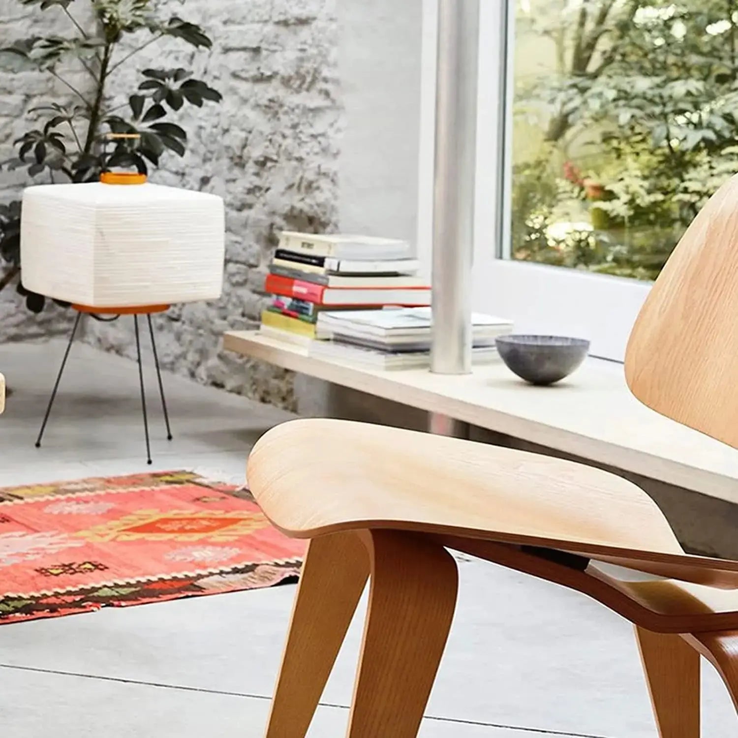 Lampe de Sol Tripode Japonaise