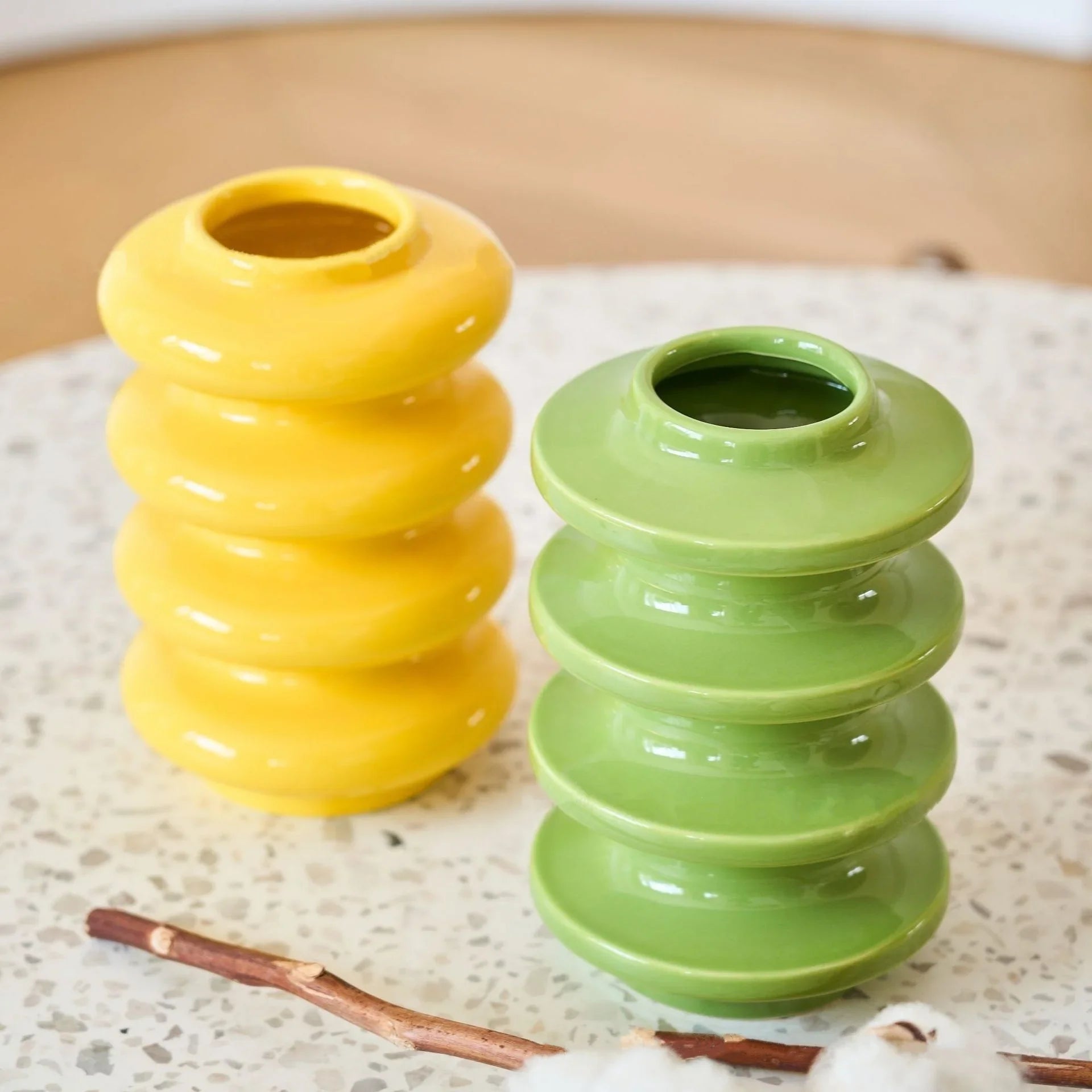 Vase Géométrique Céramique