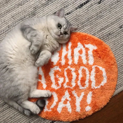 Tapis "What a good day !"