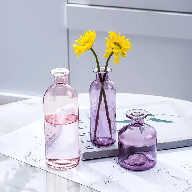 Vase Transparent en Verre