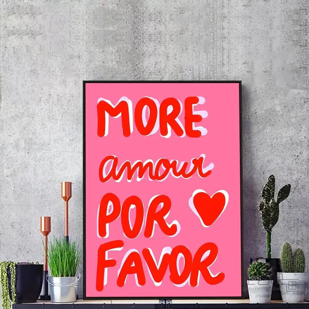 Affiche Vintage Amor