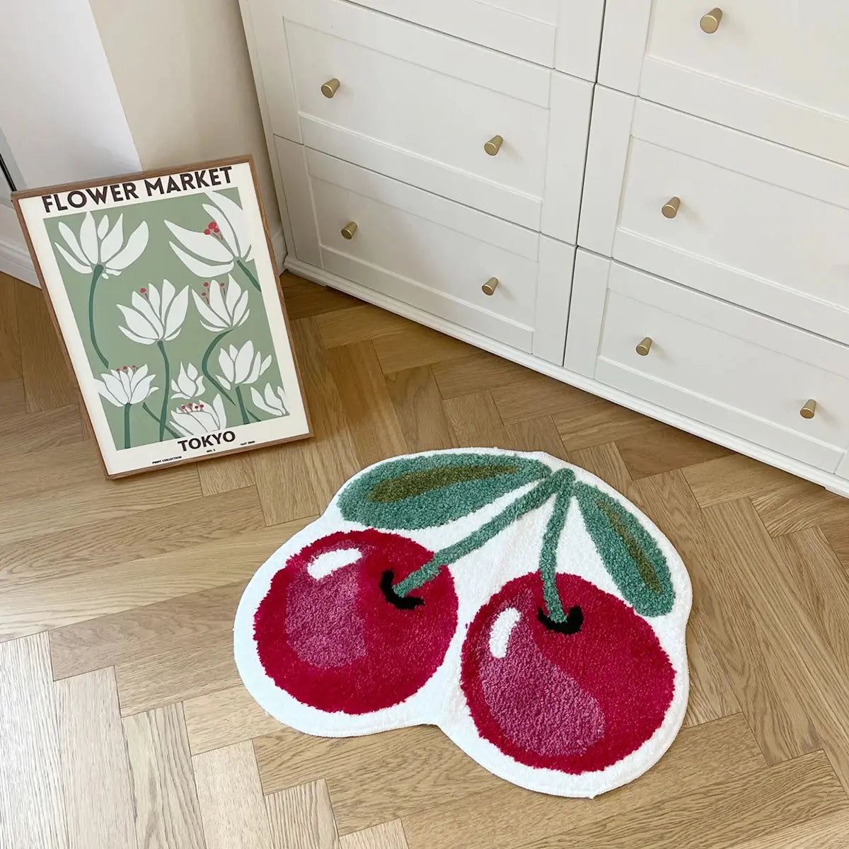 Tapis Cerise Rose