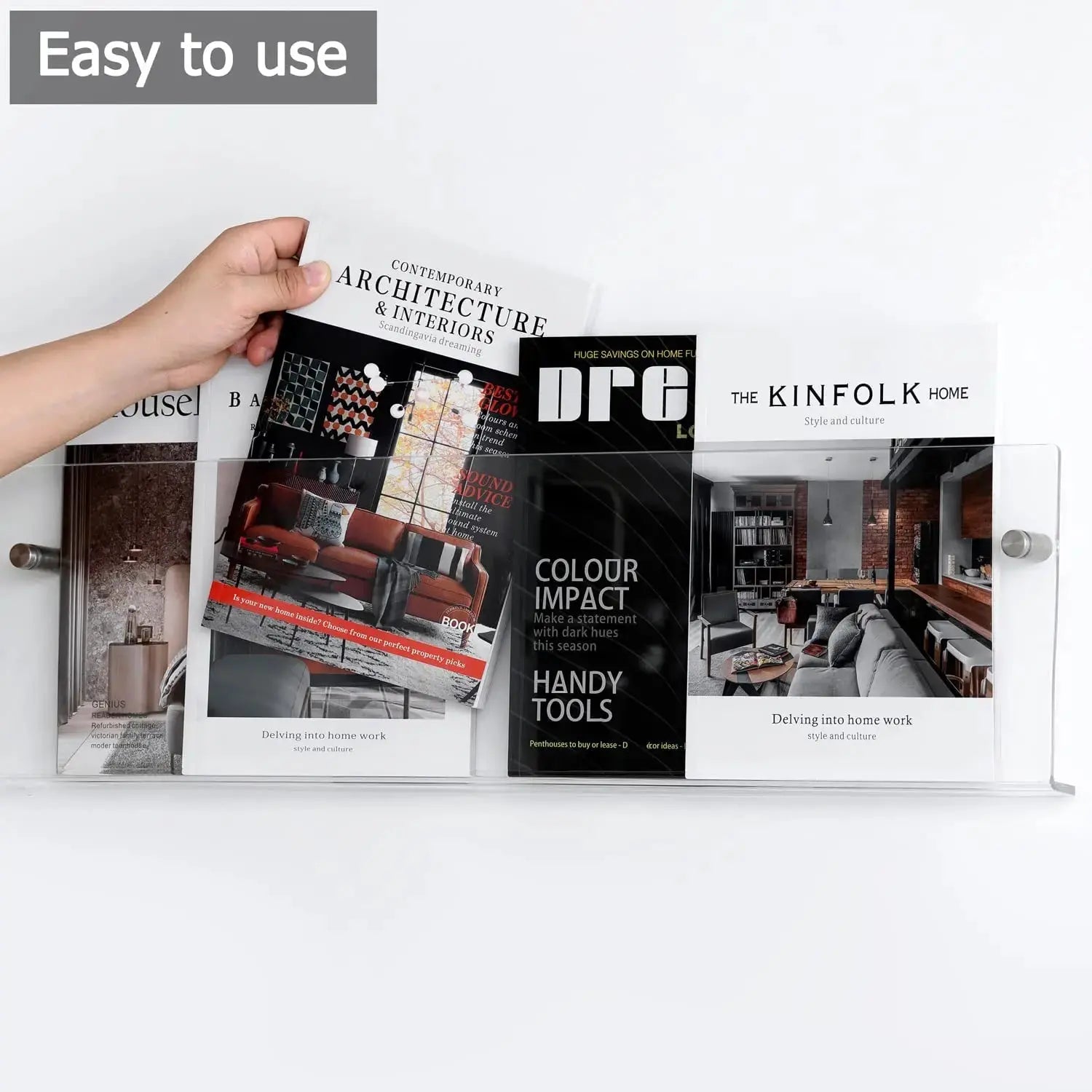 Porte-Brochures en Acrylique Transparent