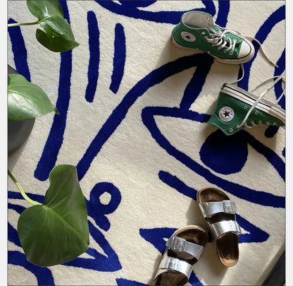 Tapis Abstrait Moderne - Hélene Sagne