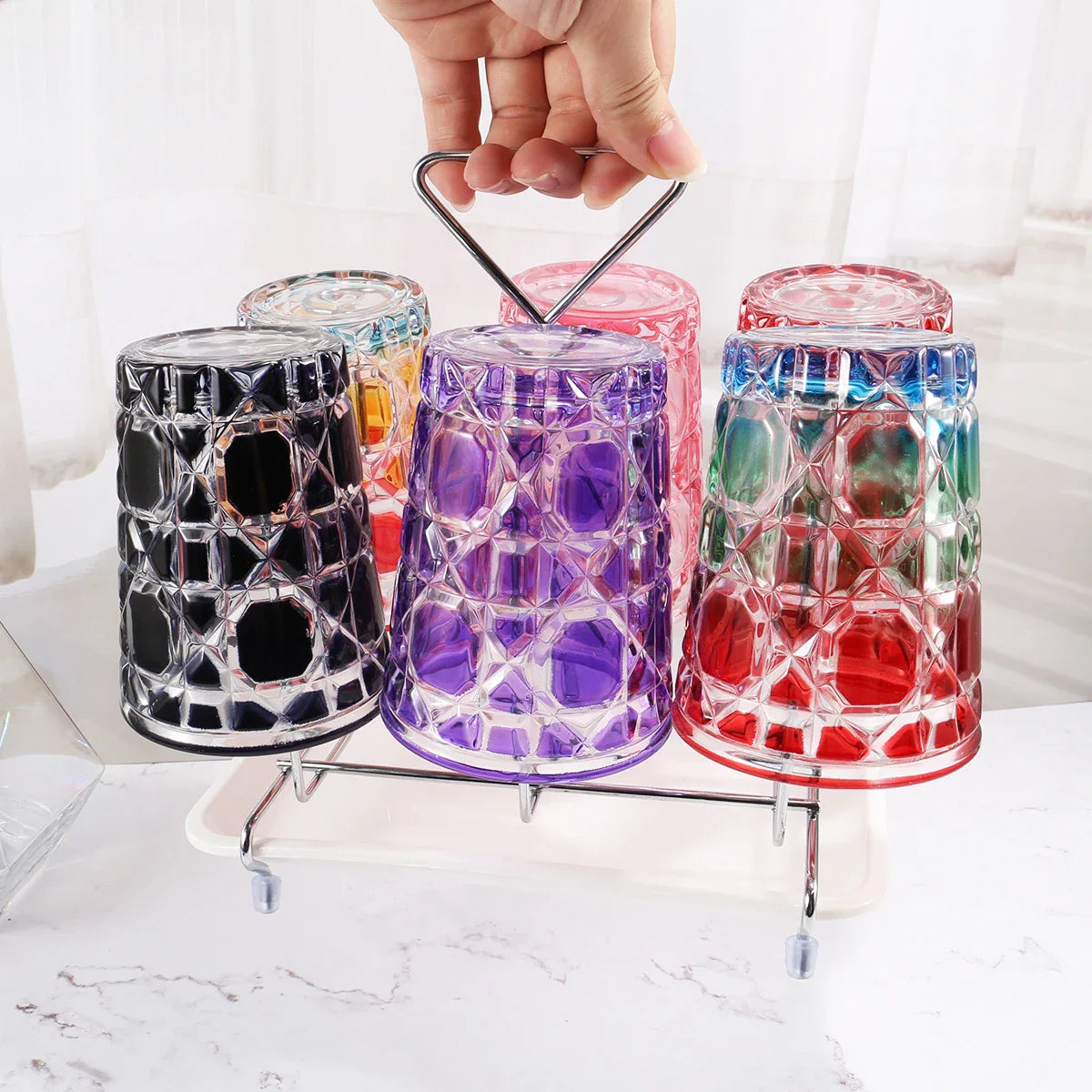 Verre Gravé Coloré