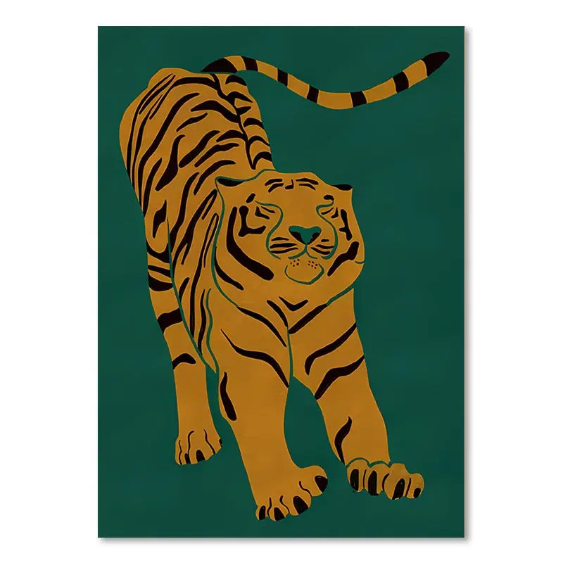 Poster Jungle Abstraite