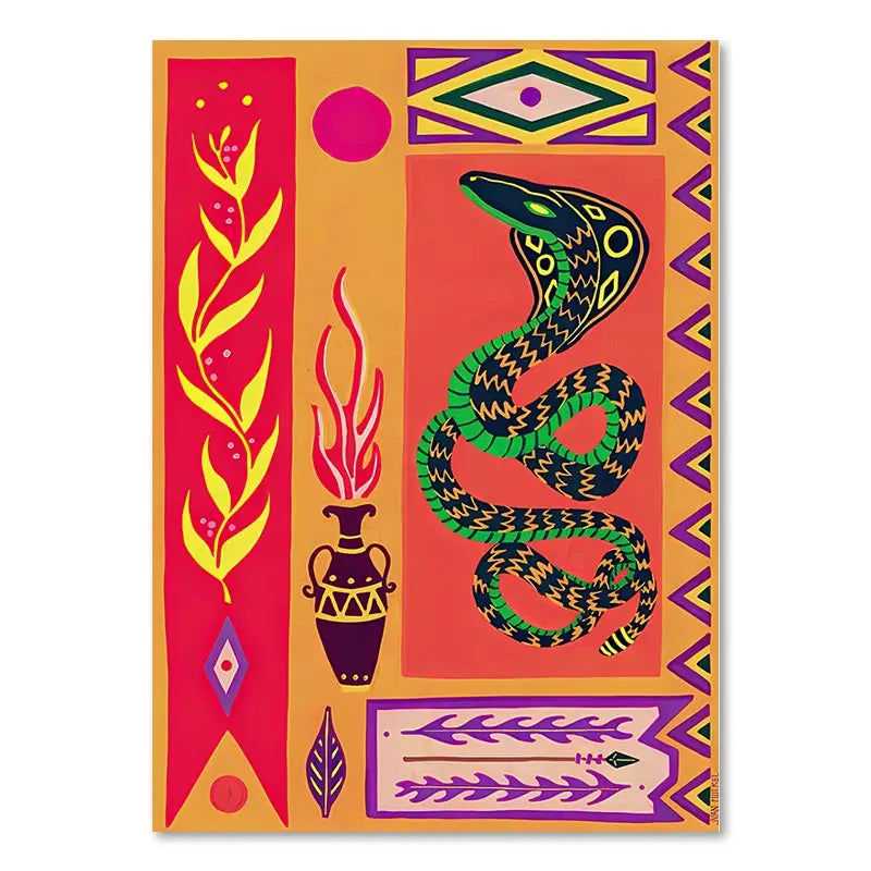 Poster Jungle Abstraite