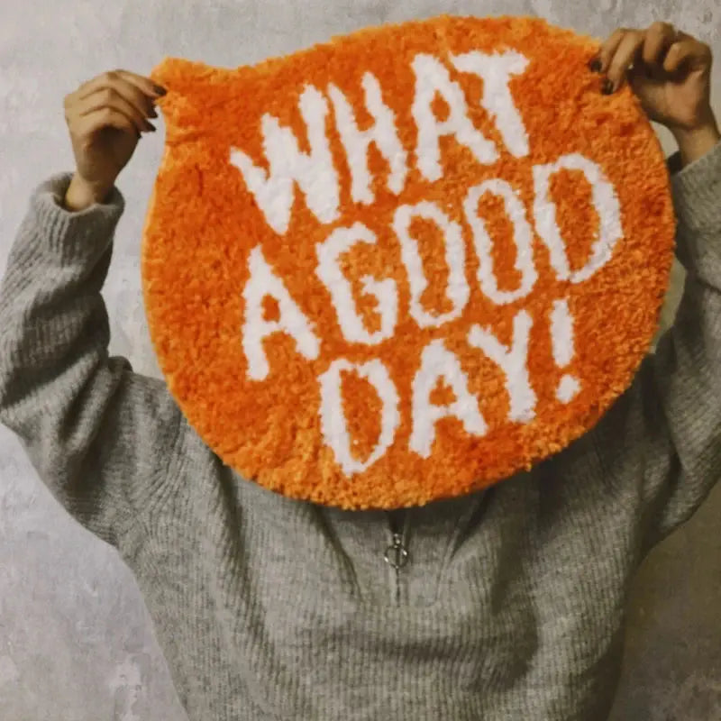Tapis "What a good day !"
