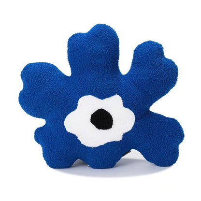 Coussin Oeil Corail Bleue