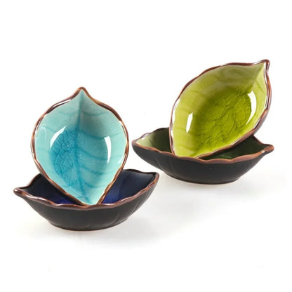 Assiette Feuille en Céramique