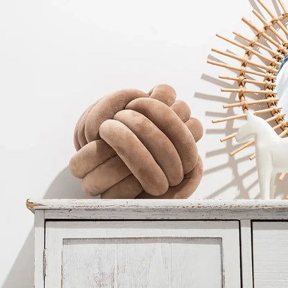 Coussin Boule Nouée Douce
