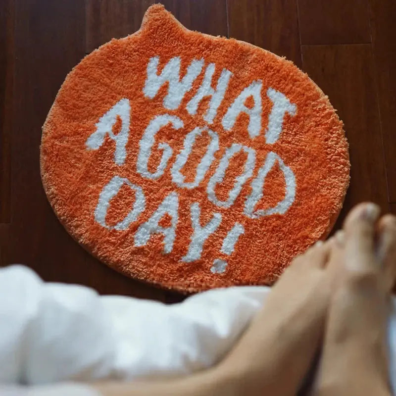 Tapis "What a good day !"
