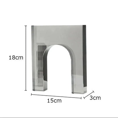 Ornement en Cristal Géométrique