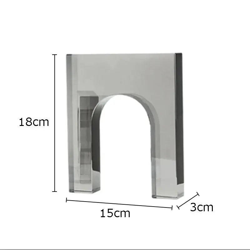Ornement en Cristal Géométrique