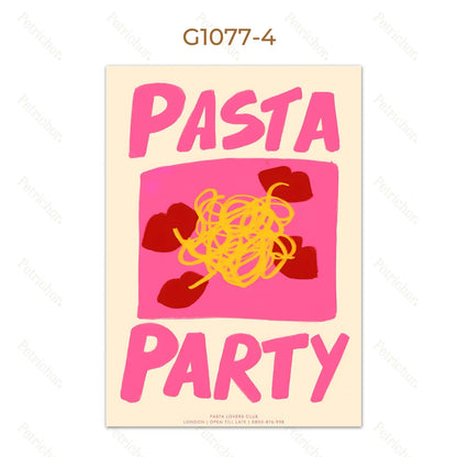 Poster Citations Pasta Party