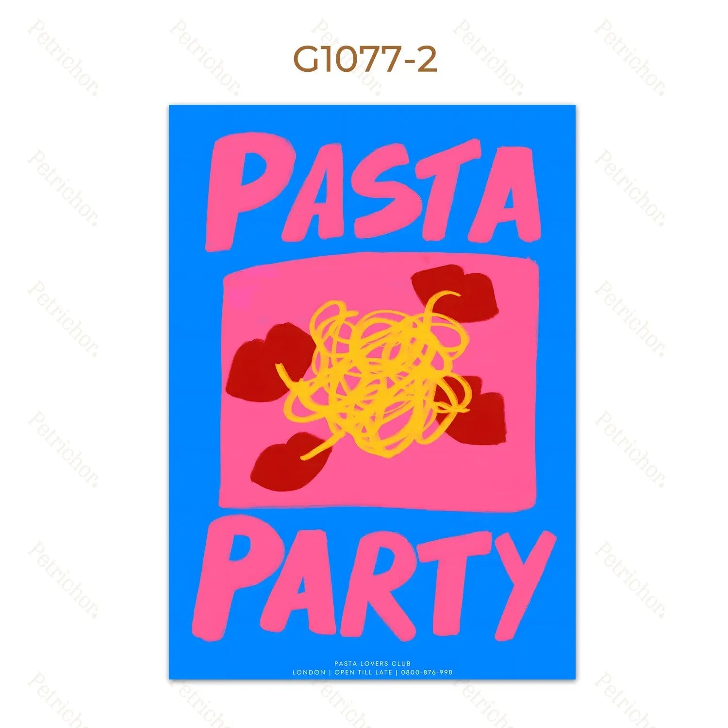 Poster Citations Pasta Party