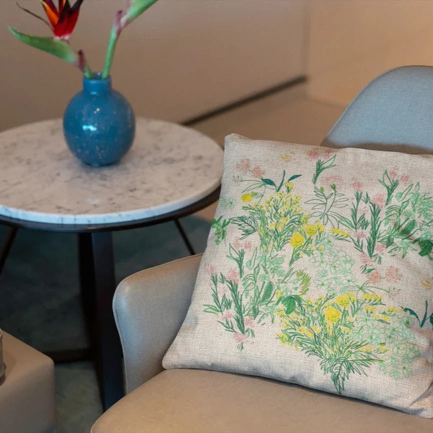 Housse Coussin Fleur