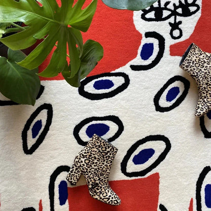 Tapis Abstrait Moderne - Hélene Sagne