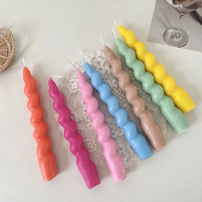 Bougie en Pilier Spirale