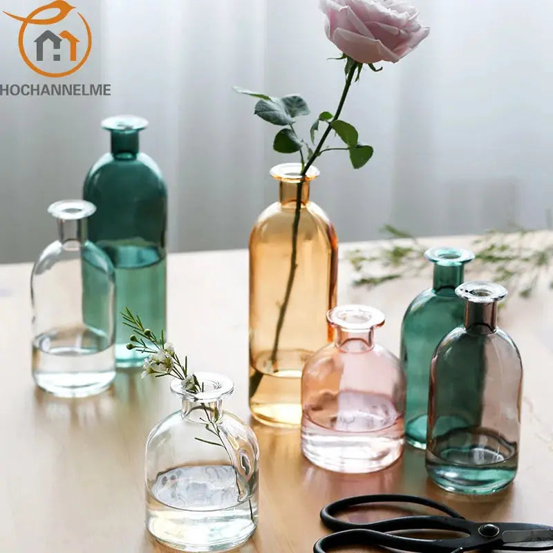 Vase Transparent en Verre