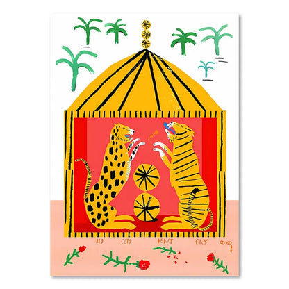 Poster Jungle Abstraite