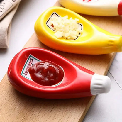 Assiette en Forme de Tube de Sauce