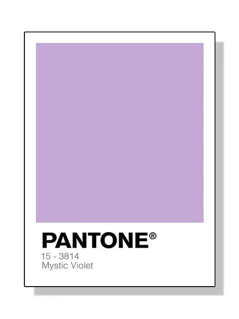Affiche Aesthetic Pastel Pantone