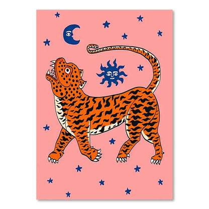 Poster Jungle Abstraite