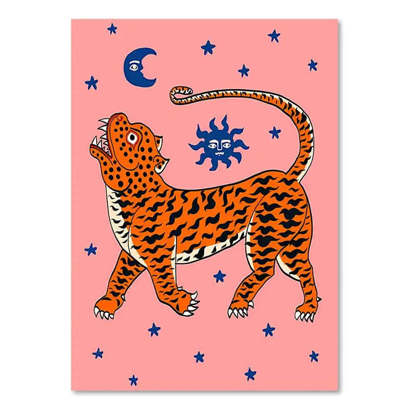 Poster Jungle Abstraite