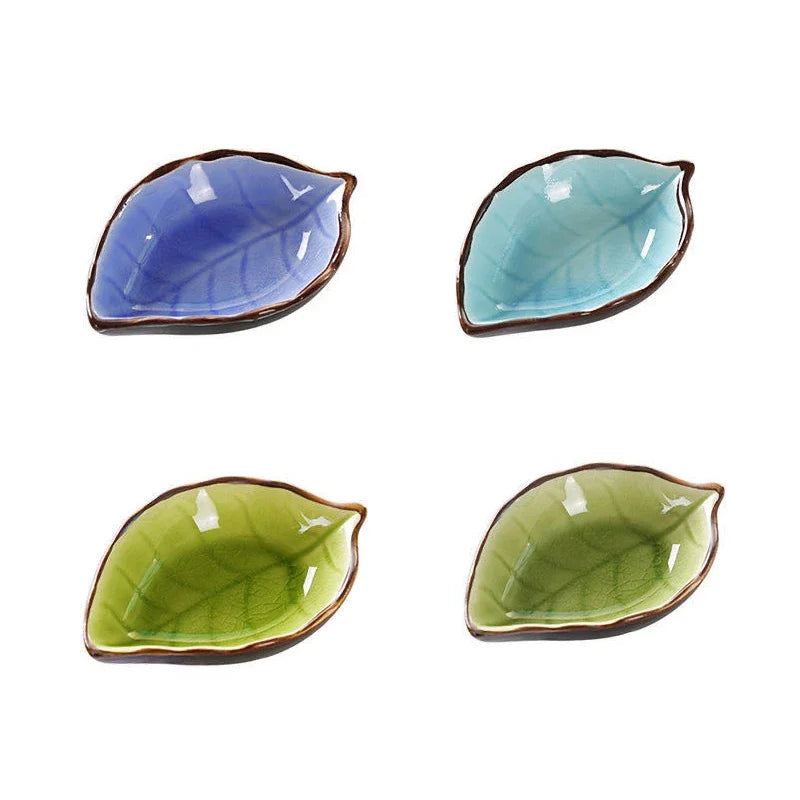 Assiette Feuille en Céramique
