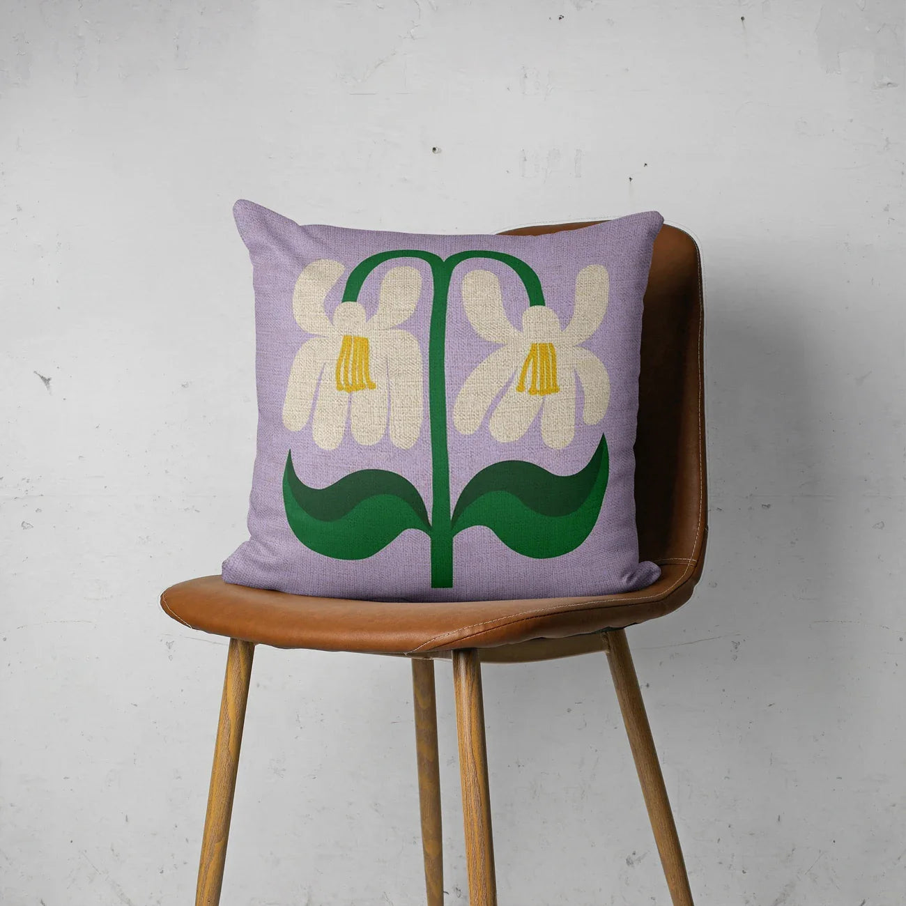 Housse Coussin Fleur