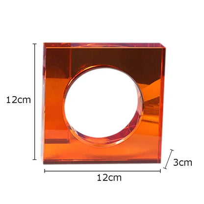 Ornement en Cristal Géométrique