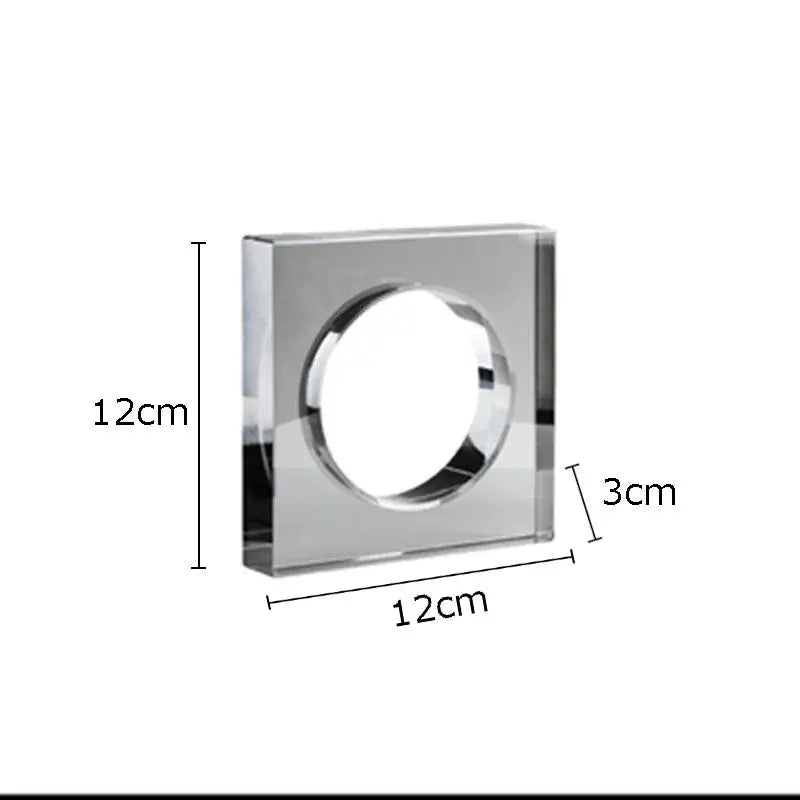 Ornement en Cristal Géométrique