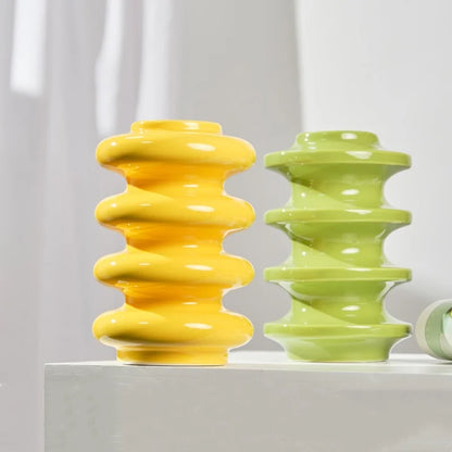 Vase Géométrique Céramique