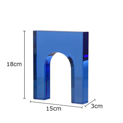 Ornement en Cristal Géométrique