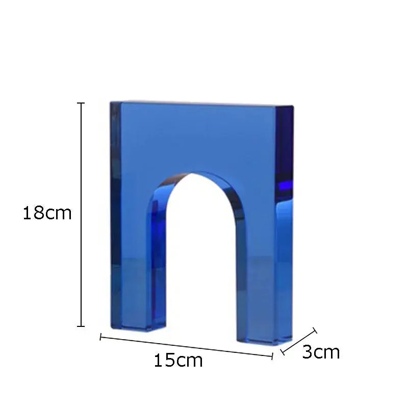 Ornement en Cristal Géométrique