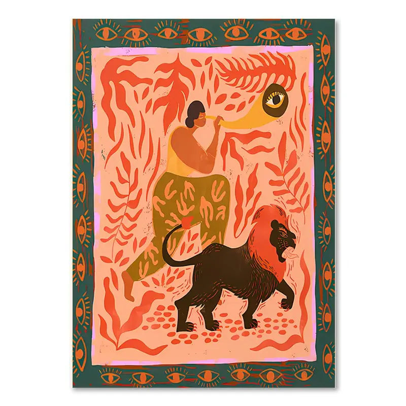 Poster Jungle Abstraite