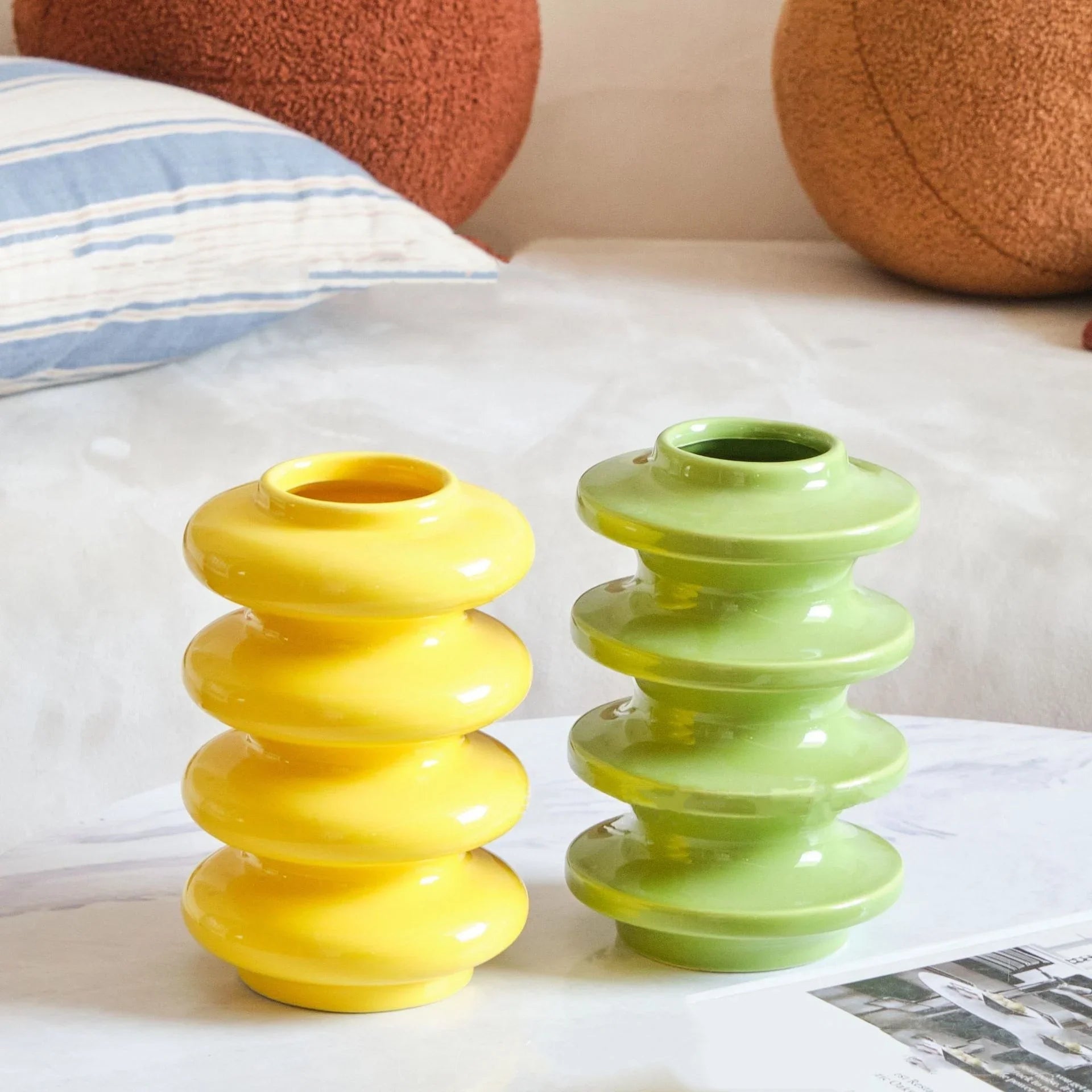 Vase Géométrique Céramique