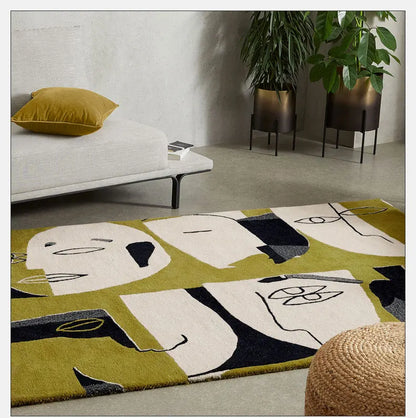 Tapis Abstrait Moderne - Hélene Sagne