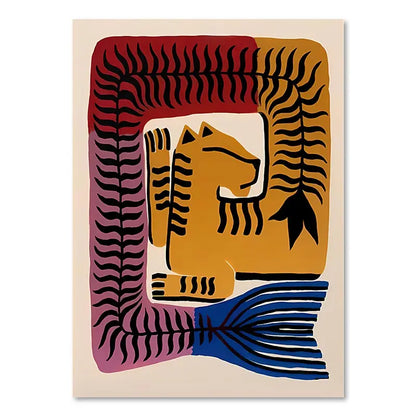 Poster Jungle Abstraite