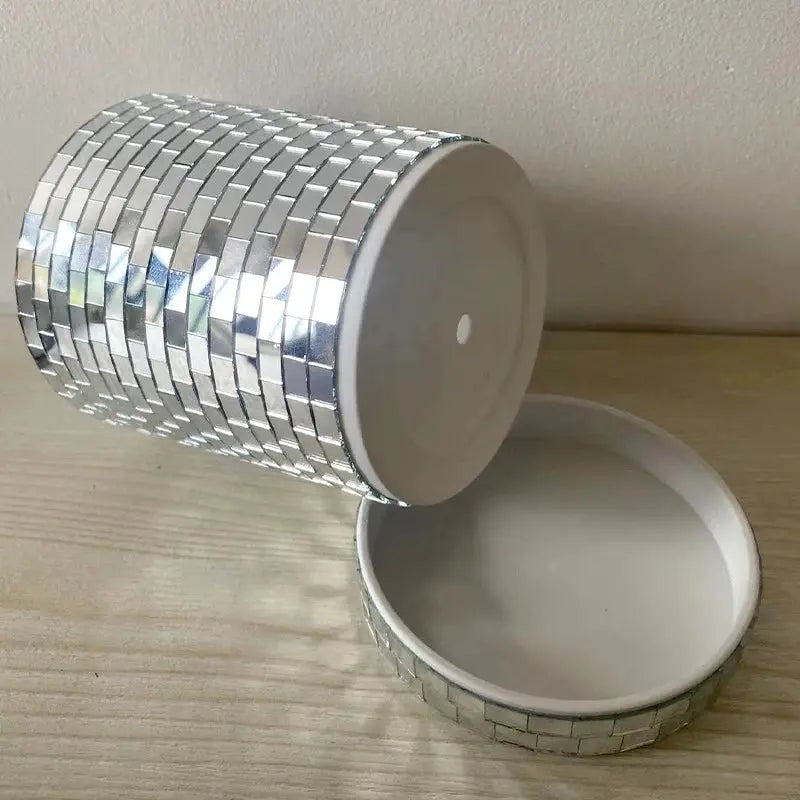 Pot de Fleur Carré en Verre