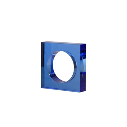 Ornement en Cristal Géométrique