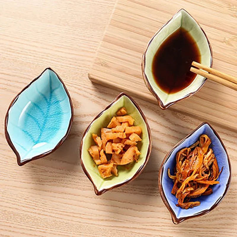 Assiette Feuille en Céramique