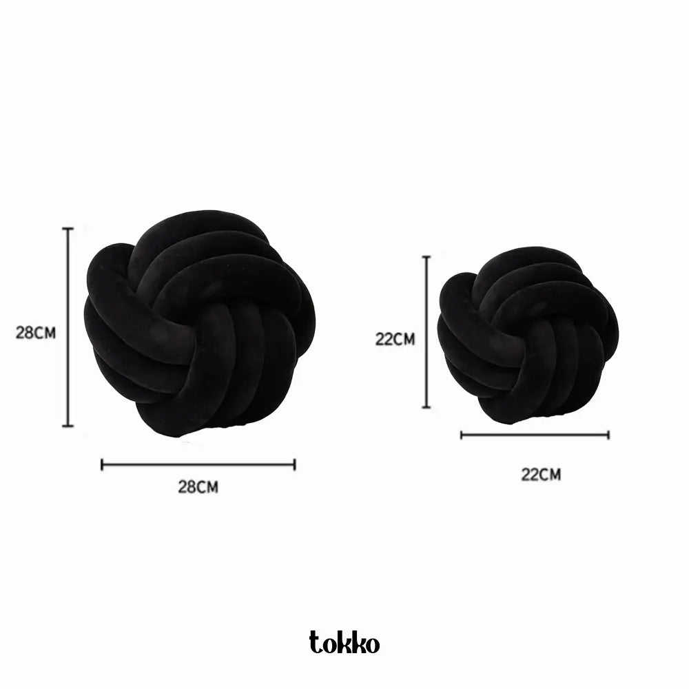 Coussin Boule Nouée Douce